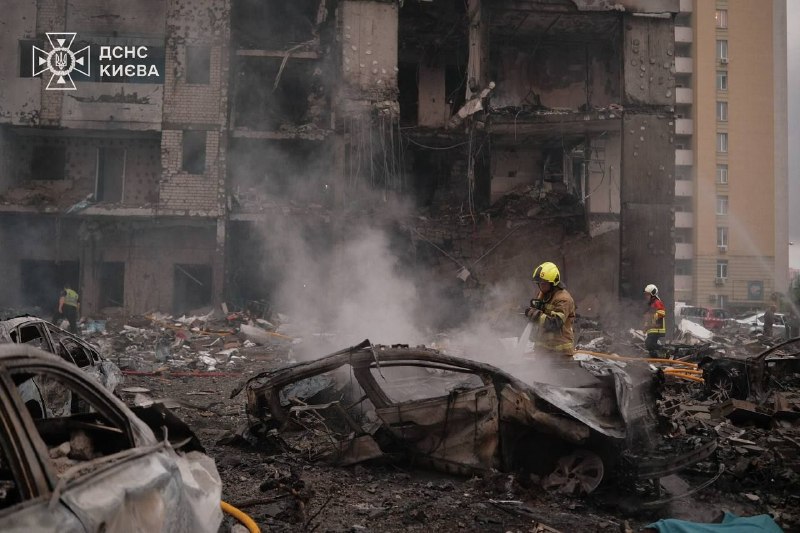 Ще одна страшна ніч для України, коли Київ та область пережили чергову російську терористичну ата…