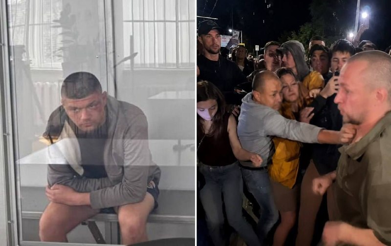 Суд відправив під варту на 60 діб Олега Гаврилова, якого підозрюють у нападі на поліцейського під…